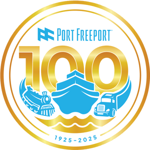 Port Freeport - Anniversary logo_Full Color Port Freeport - Anniversary logo_Full Color