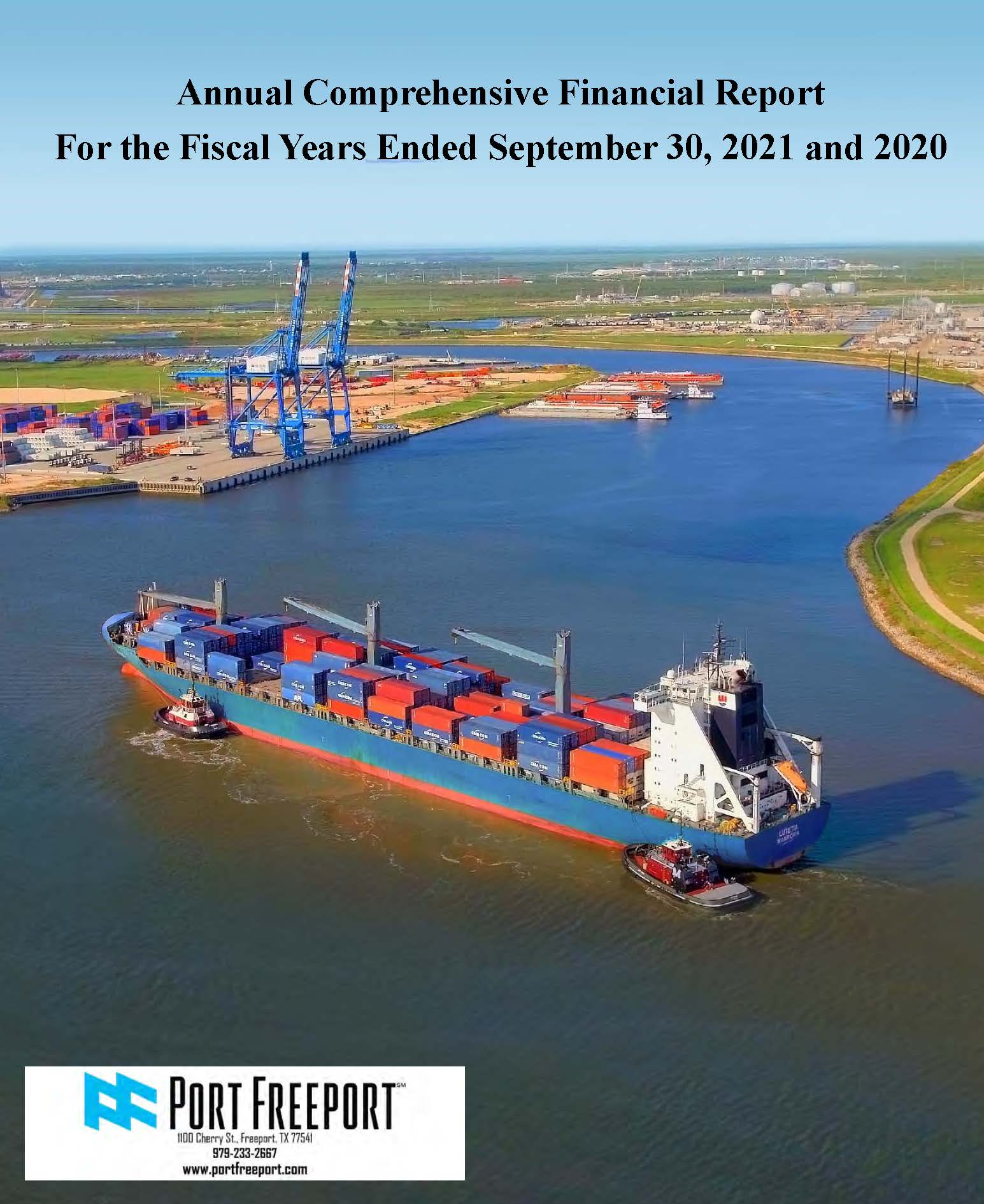 Port Freeport CAFR 9-30-21_CoverPage