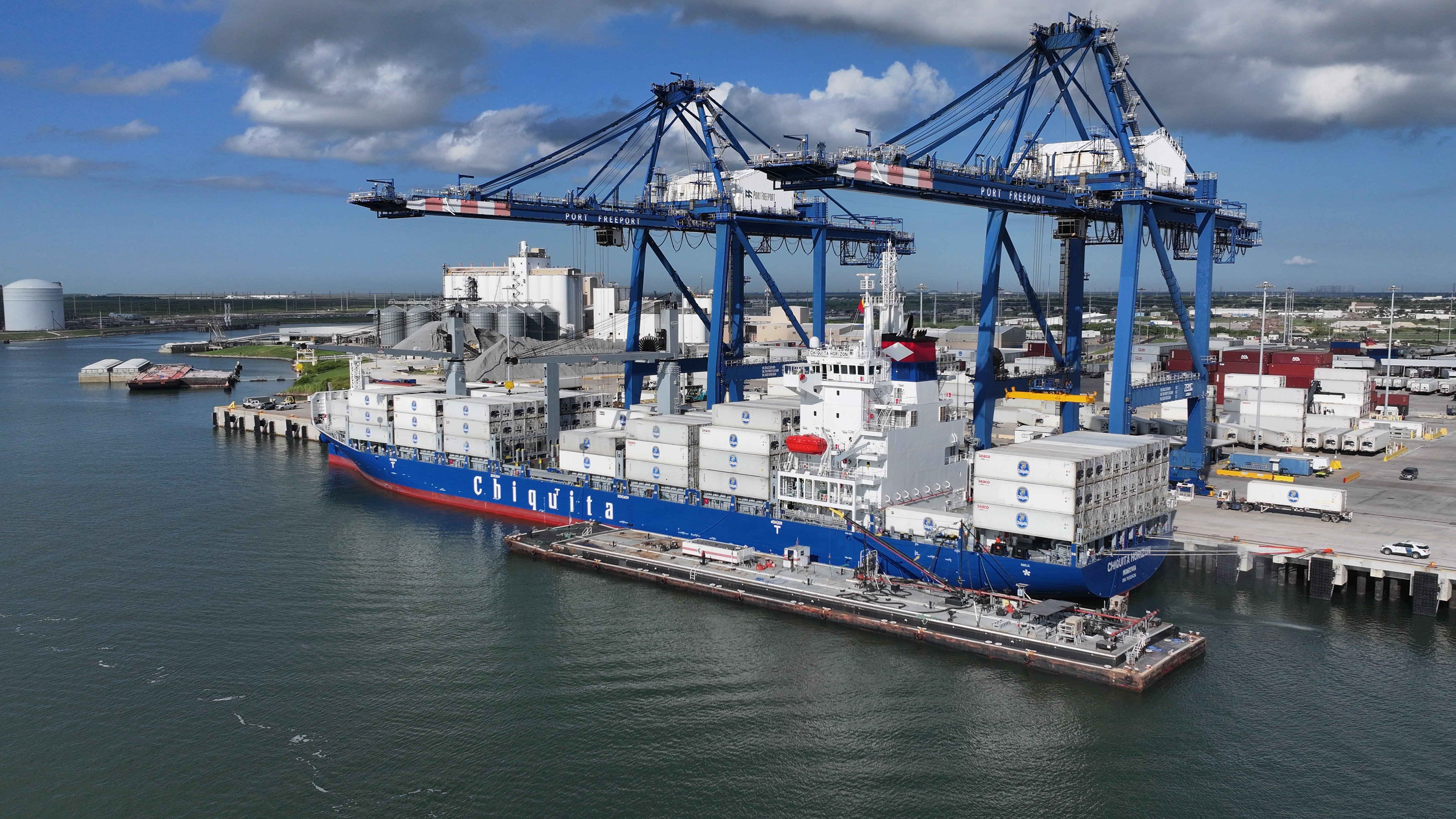 10/02/2025 PORT FREEPORT WELCOMES M/V CHIQUITA HORIZON ON INAUGURAL U.S. CALL