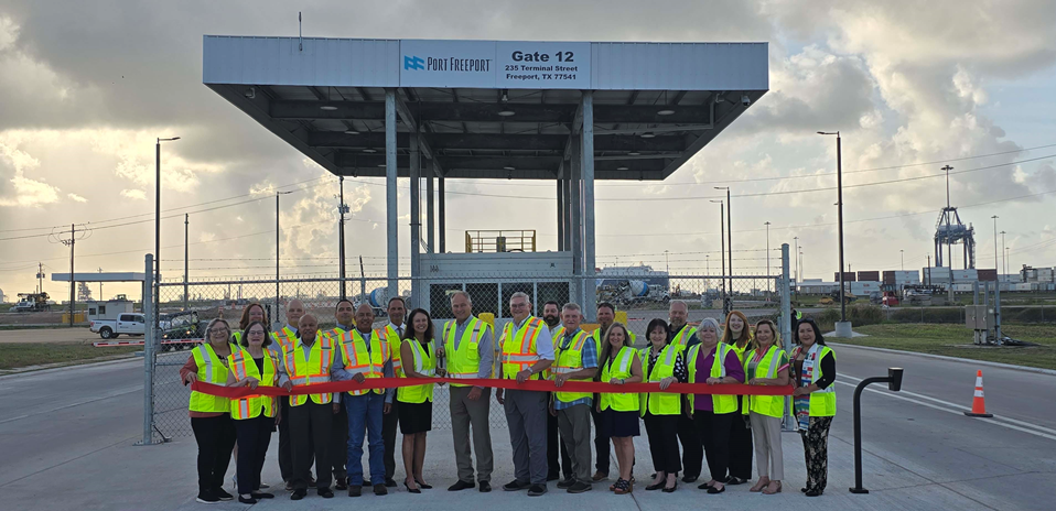 08/28/2025 PORT FREEPORT OPENS GATE 12, STRENGTHENING INFRASTRUCTURE AND SUPPORTING REGIONAL GROWTH