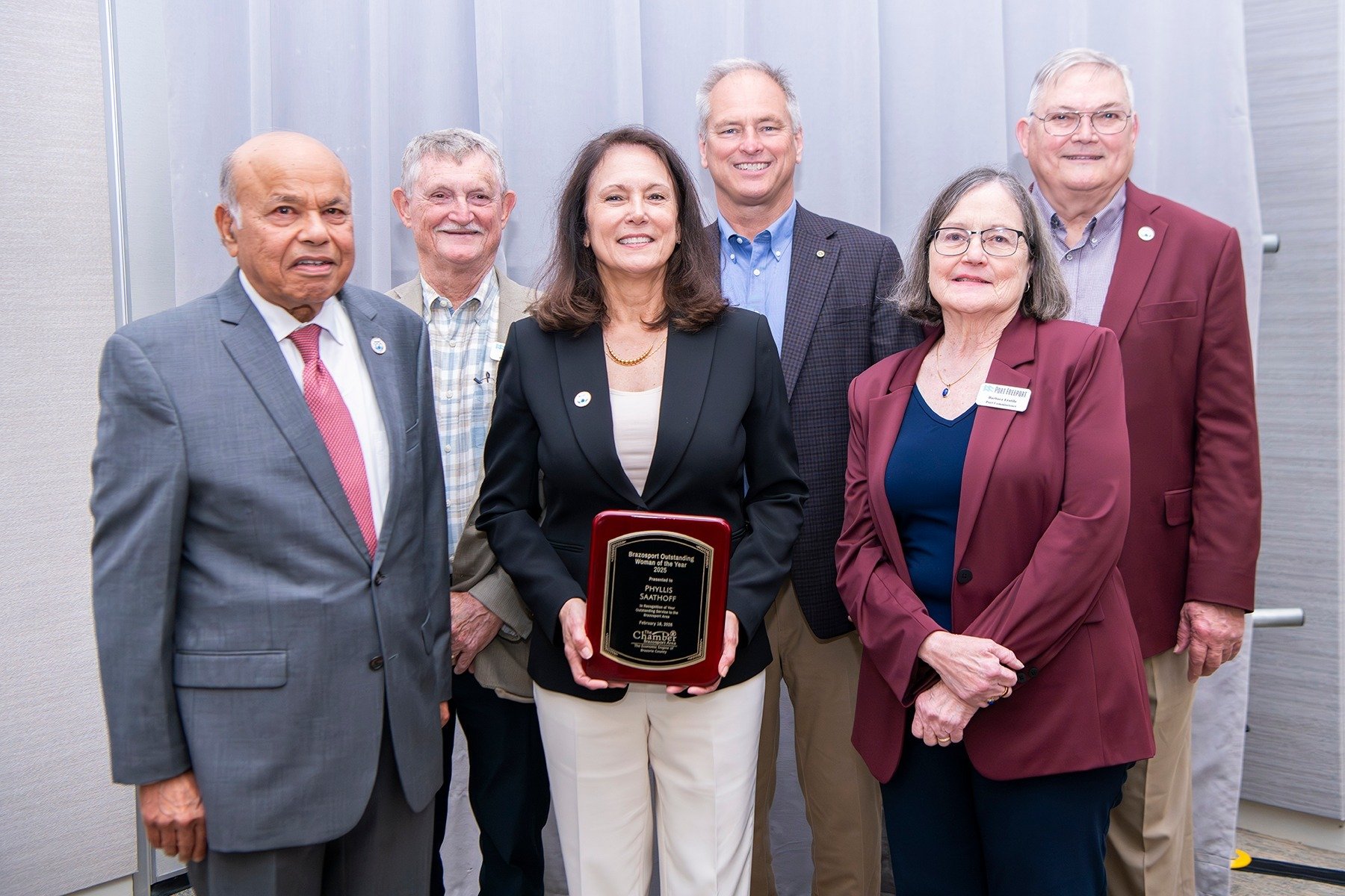 03/18/2026 PORT FREEPORT CEO PHYLLIS SAATHOFF HONORED AS OUTSTANDING WOMAN OF THE YEAR